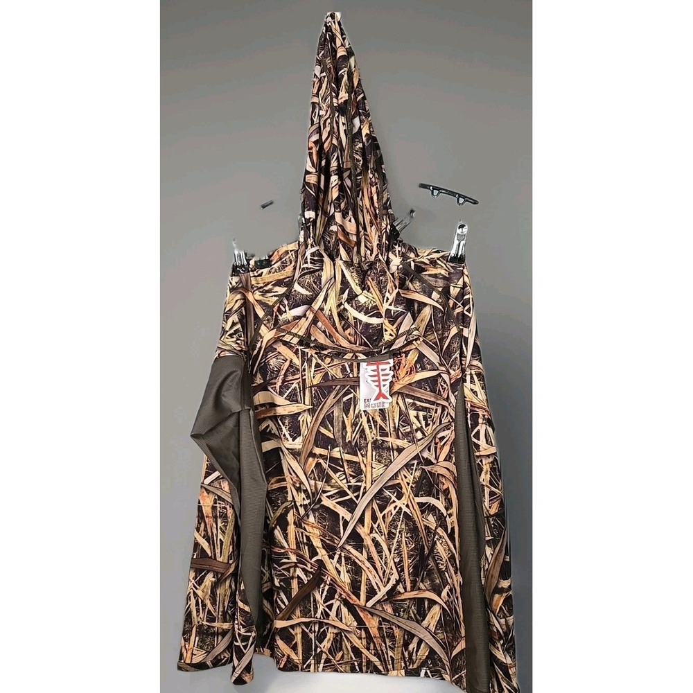 BASSDASH‎ UPF 50+ Lightweight Hunting Camo Hoodie Quick Dry Performance XL Youth